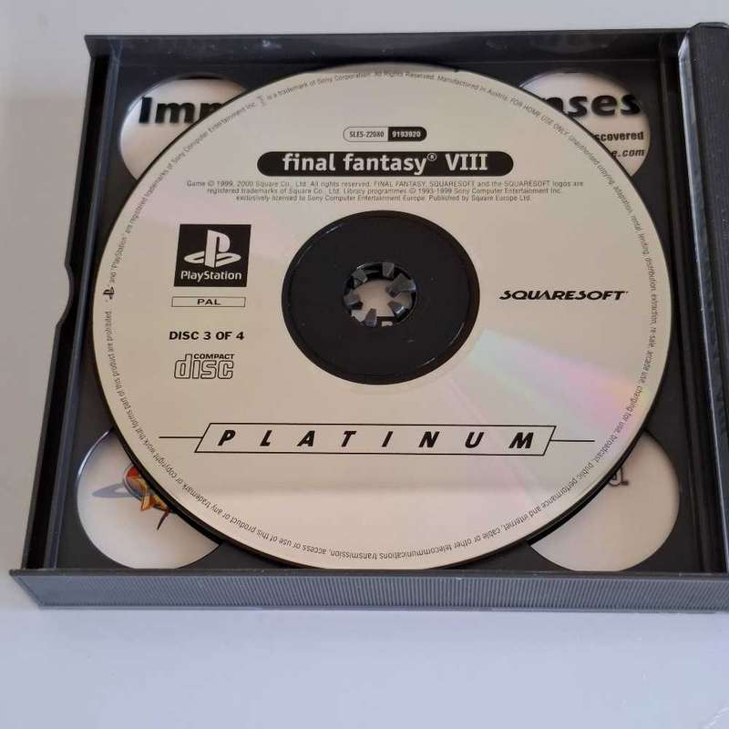 Final Fantasy VIII Playstation 1 Pal