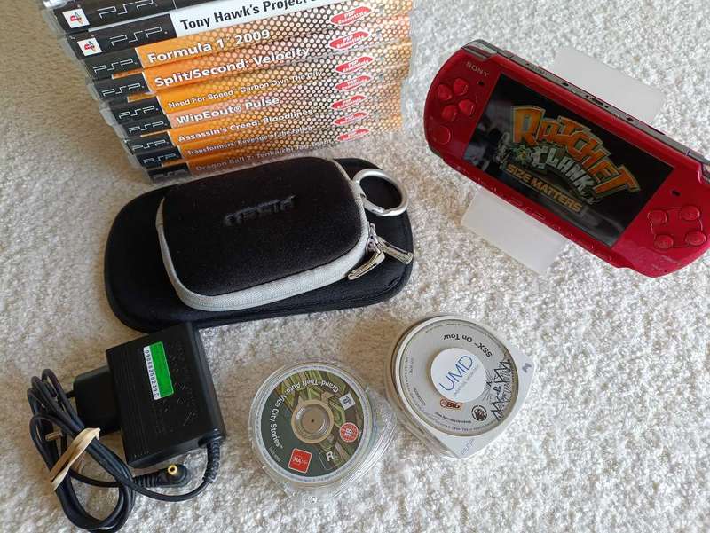 Psp 3004 Red +20 Games