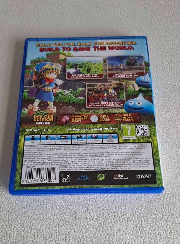 Dragons Quest Builders Ps 4