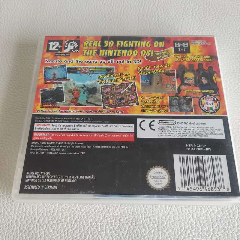 Naruto Ninja Destiny II Nintendo Ds