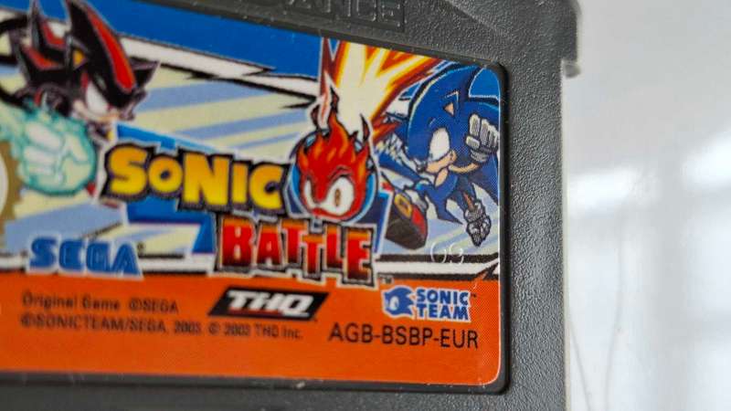 Sonic Battle Gameboy GBA