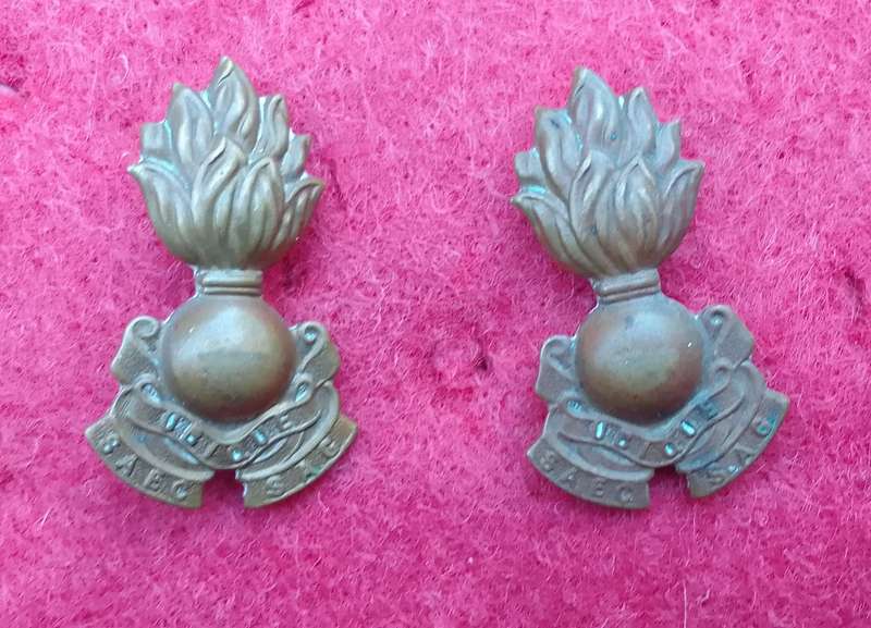 SA Engineers Corps Collar Badges