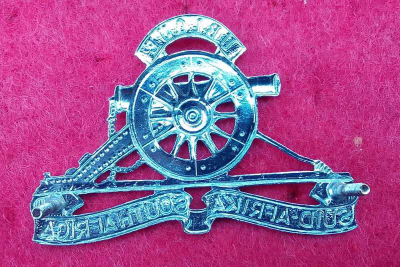 SOUTH AFRICAN ARTILLERY CAP BADGE