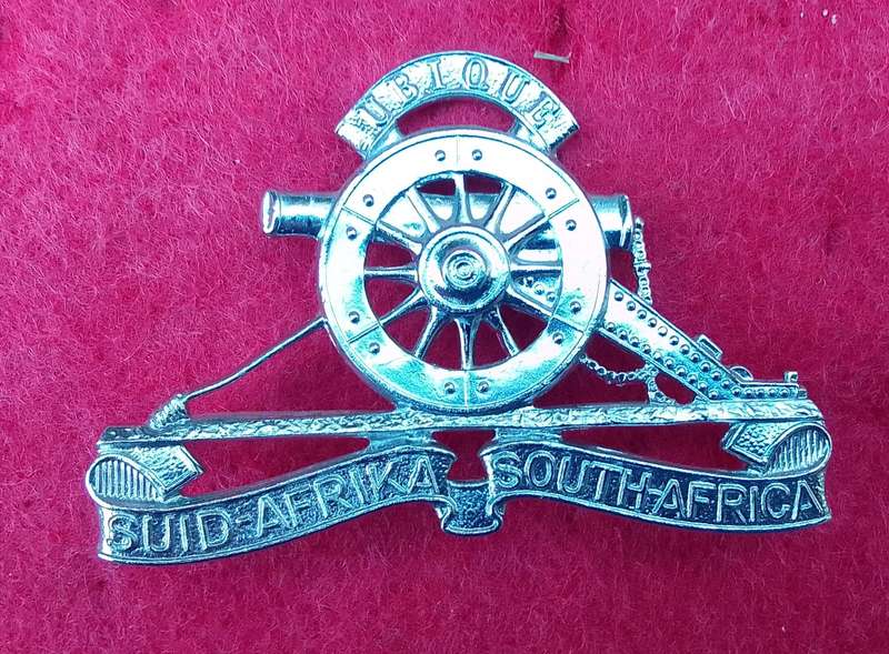 SOUTH AFRICAN ARTILLERY CAP BADGE
