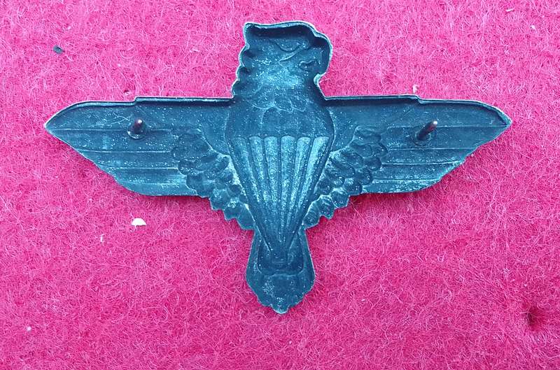 44 PARA BATTALION BERET BADGE ( PINS INTACT )