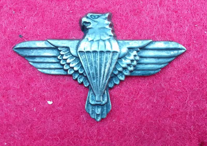 44 PARA BATTALION BERET BADGE ( PINS INTACT )