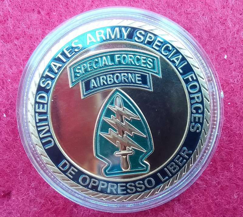 US Special Forces Veterans Challenge coin
