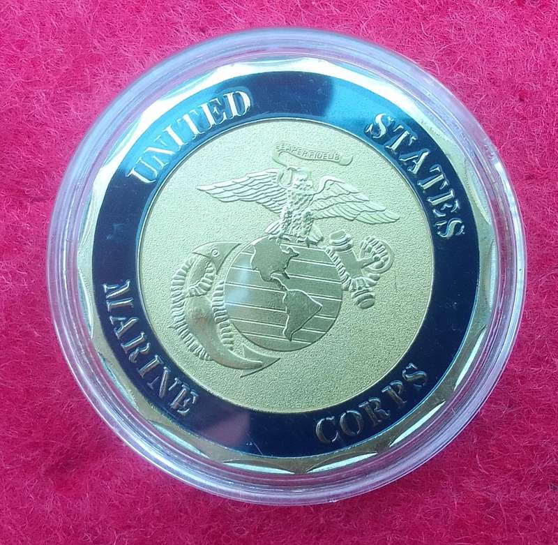 United States Marine Corps ( 2nd Marine Division) challenge coin
