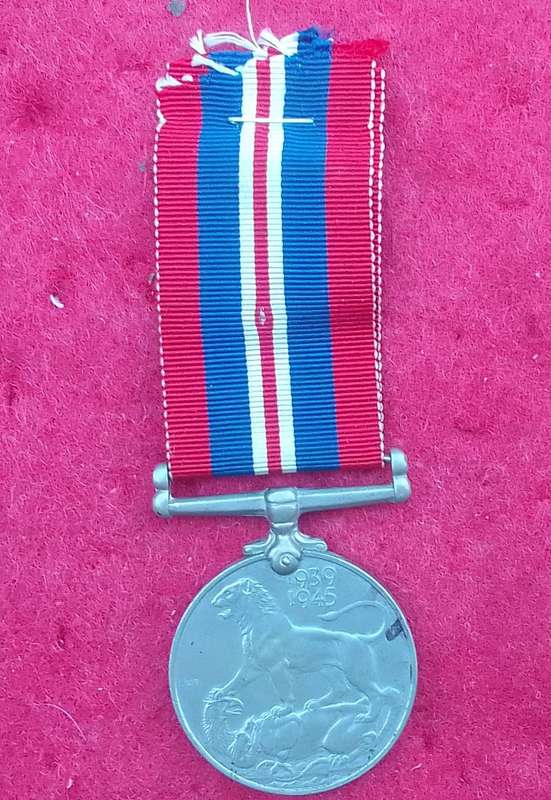 1939 -   1945 WAR MEDAL FULL SIZE ISSUED TO 194091 GA BUTCHER