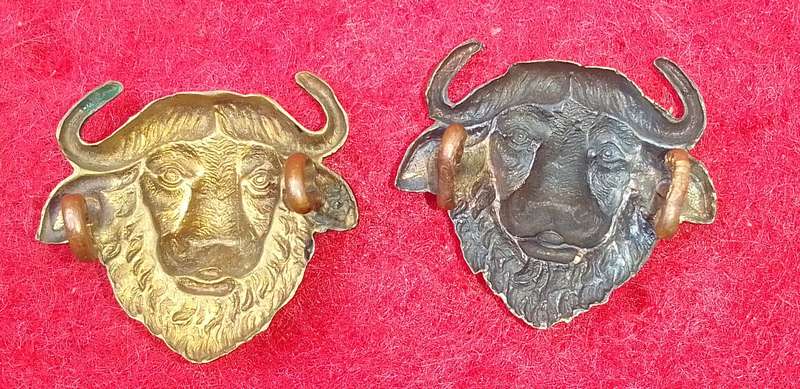 SADF Kaffrarian Rifles collars pair