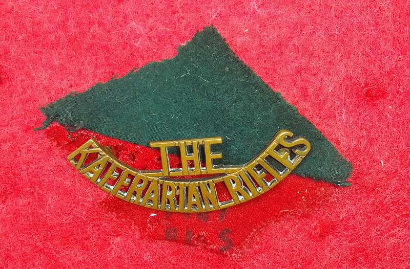 Kaffarian Rifles Shoulder Title