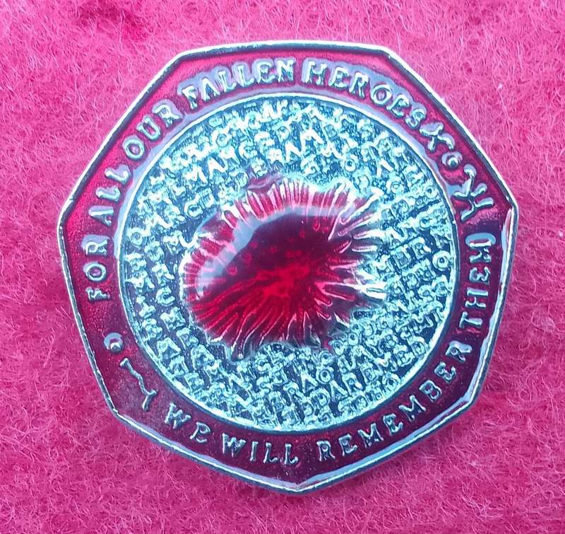 Poppy Flower Commemorative coin