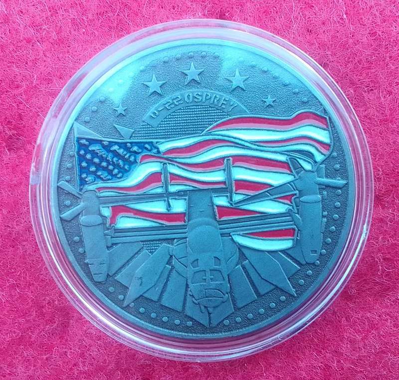 U-22 Osprey challenge coin