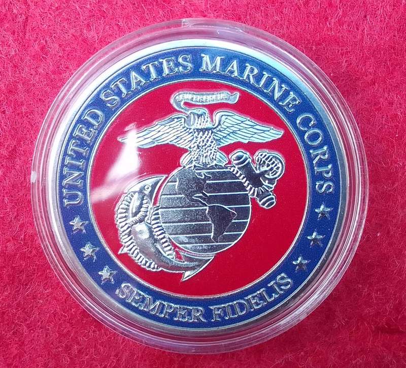 US MARINE CORPS - DEVIL DOG - CHALLENGE COIN