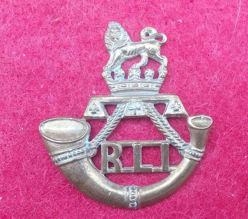 RAND LIGHT INFANTRY CAP BADGE - WORN 1913-1950