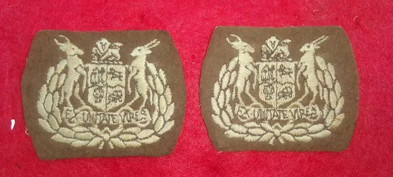 ARMY SERGEANT MAJOR - WO 1ST CLASS CLOTH RANK SET