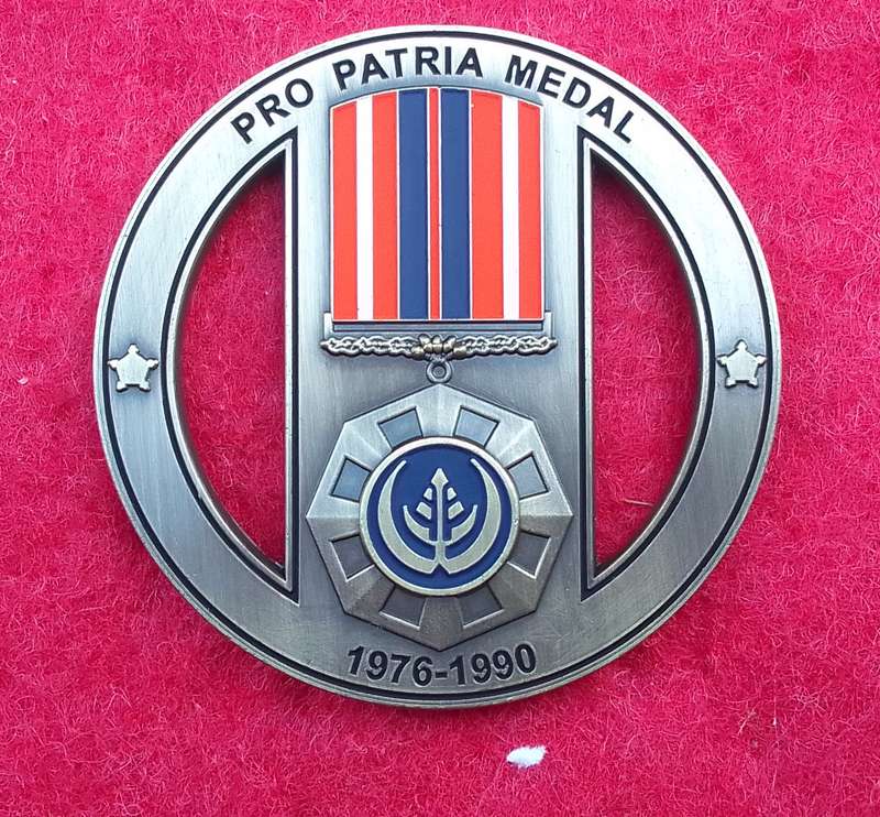 PRO PATRIA MEDAL MEDALLION