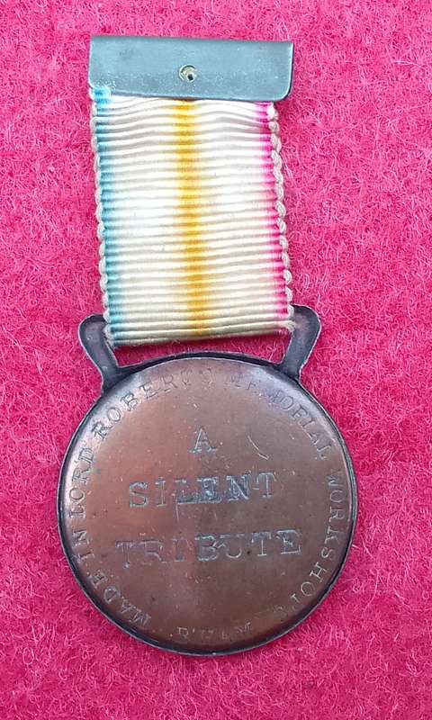 Boer War - Lord Roberts ` A Silent Tribute ` Miniature Medal