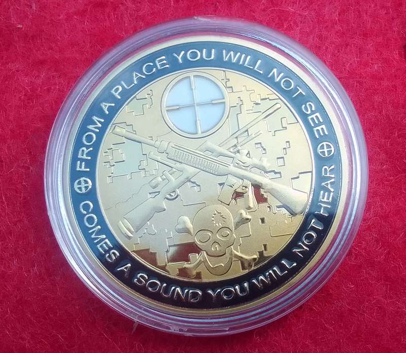 SNIPER CHALLENGE COIN