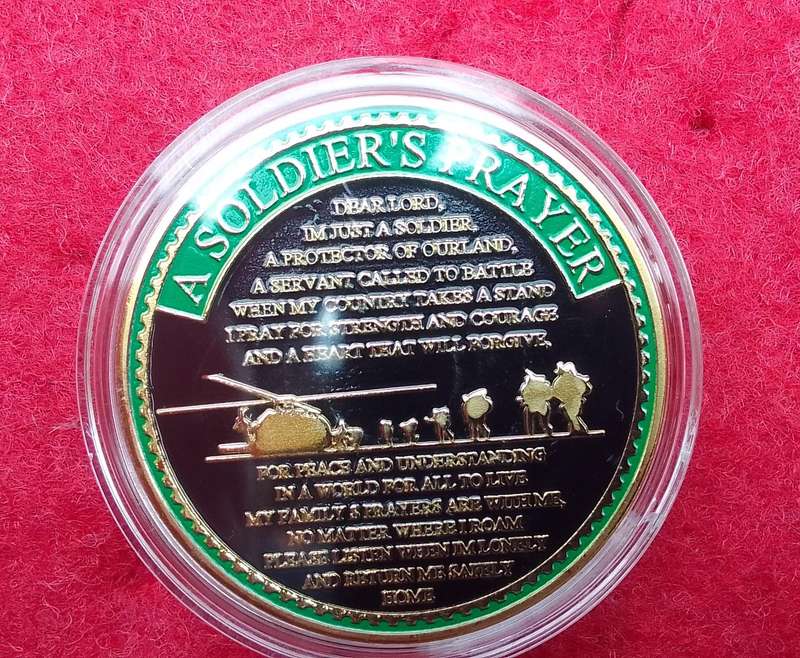 Military Tank Challenge coin