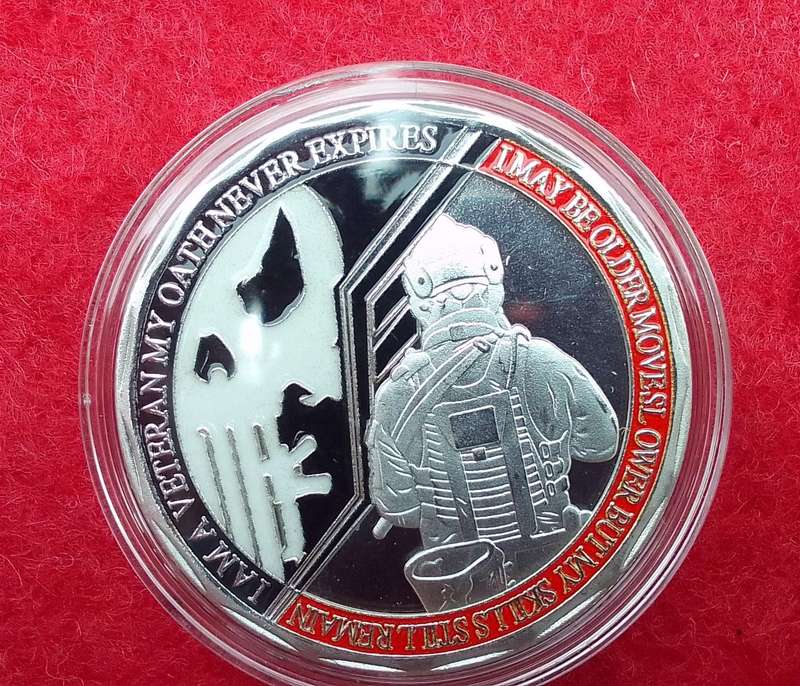 Veterans Oath challenge coin