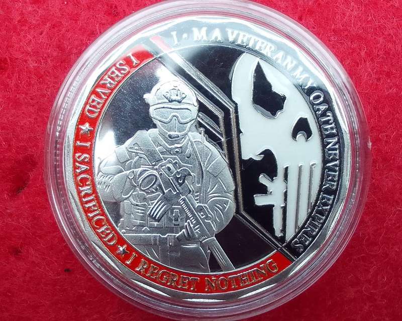 Veterans Oath challenge coin