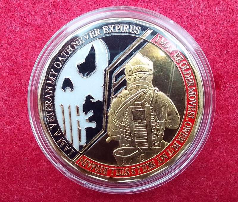 Veterans Oath challenge coin