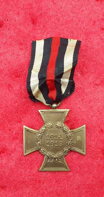 Original German WWI Honour Cross Medal