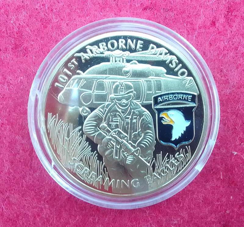 101 st Airborne Division Challenge coin