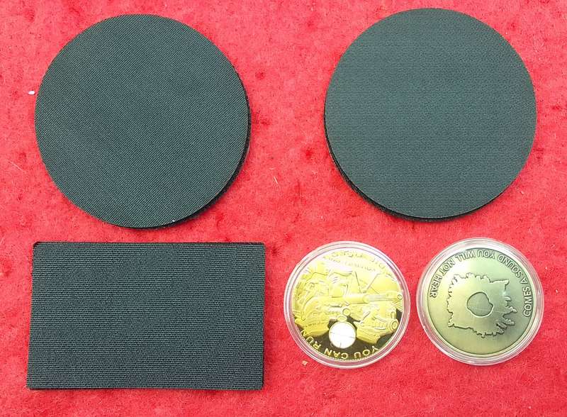 COLLECTION OF SNIPER COINS AND PATCHES