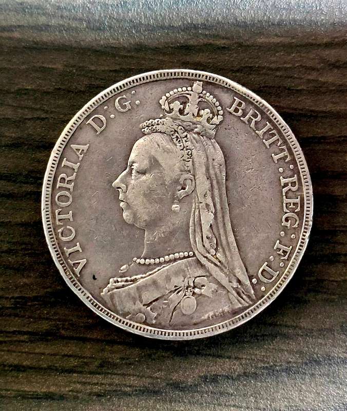 1891!! Five Shilling!! Queen Victoria Silver Coin!! Rare!! Beautiful investment!! Auction-R1 Start!!