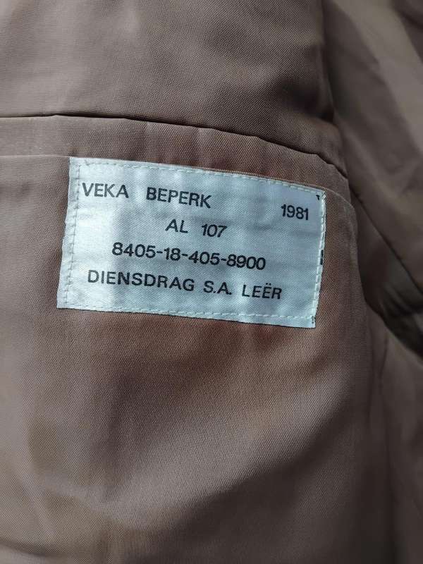 SADF 1 Special Service Tunic
