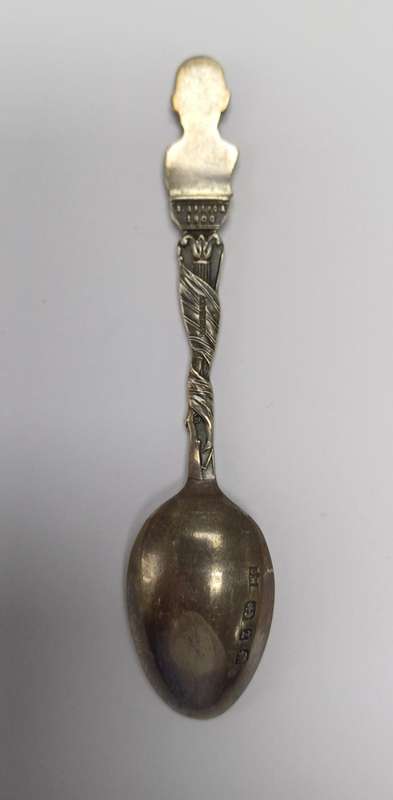 Field Marshal Lord Roberts, South Africa 1900 Souvinir Teaspoon, Hallmarked Birmingham 1899