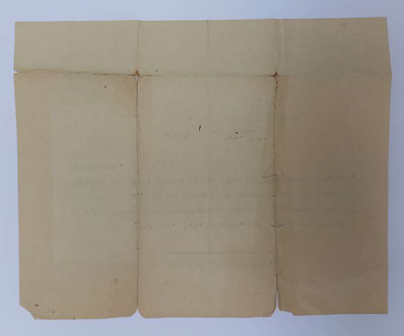 South African Rationing Scheme Coupon Book With Authorization Letter for 5 Gallons of Petrol