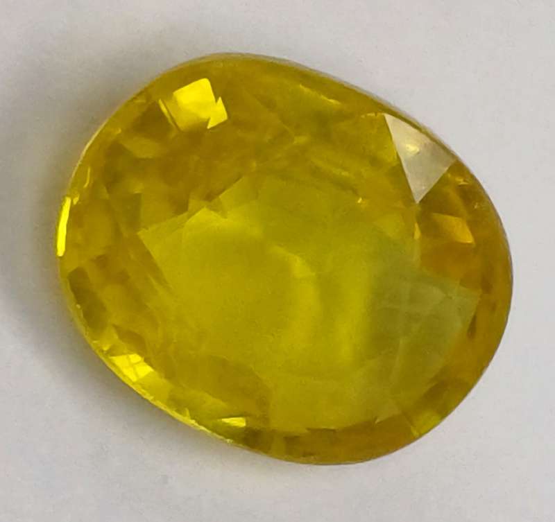 Lovely Natural 5.03ct Loose Yellow Sapphire, With EGL Certificate