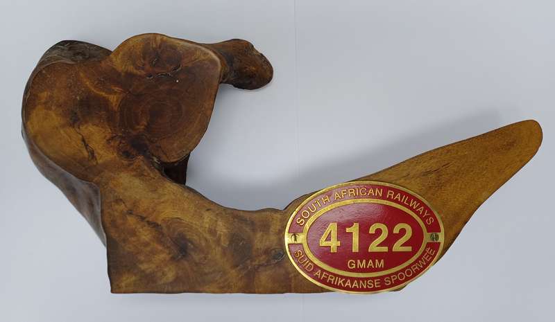 South African Railways Momento for August 2001, Last Locos over Lootsberg Pass, Steam Engine 4122