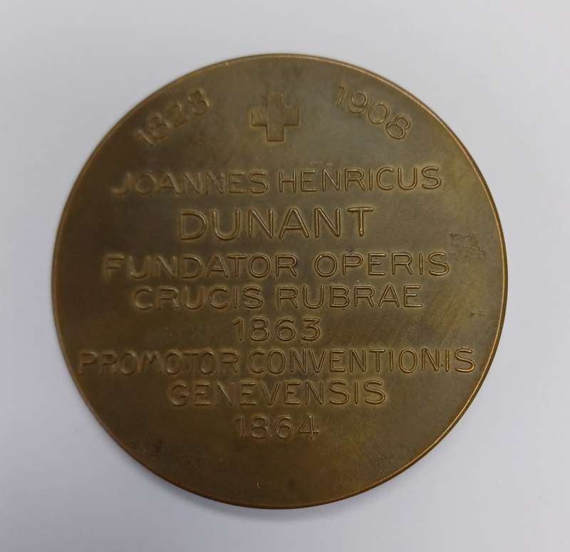 Bronze Medal to Commemorate J. H. Dunant, Founder of the Red Cross Society