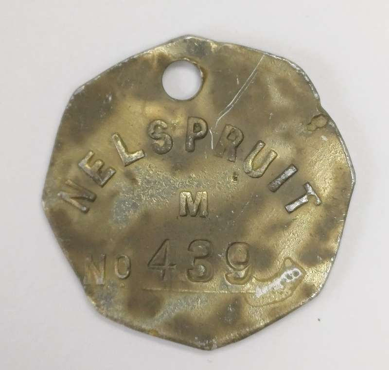 Nelspruit 1951 Dog Tag