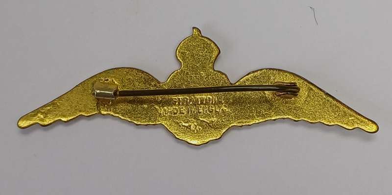 WW2 SAAF Pilots Wings, Metal Brooch