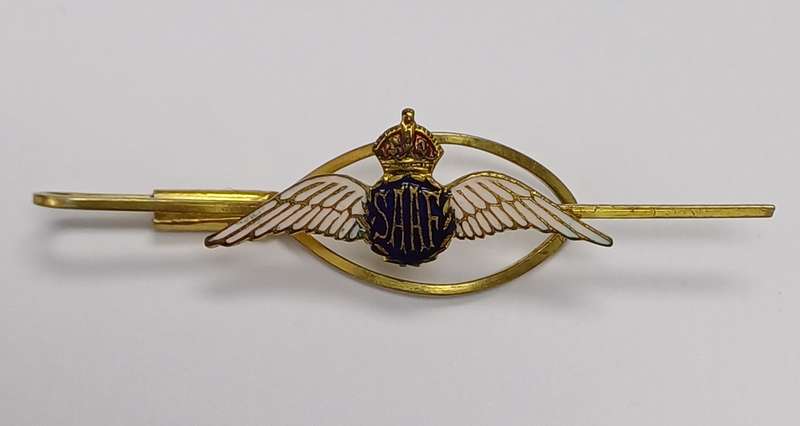 WWII SAAF Pilots Wings Tie Pin