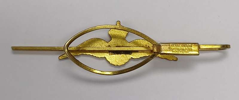 WWII SAAF Pilots Wings Tie Pin