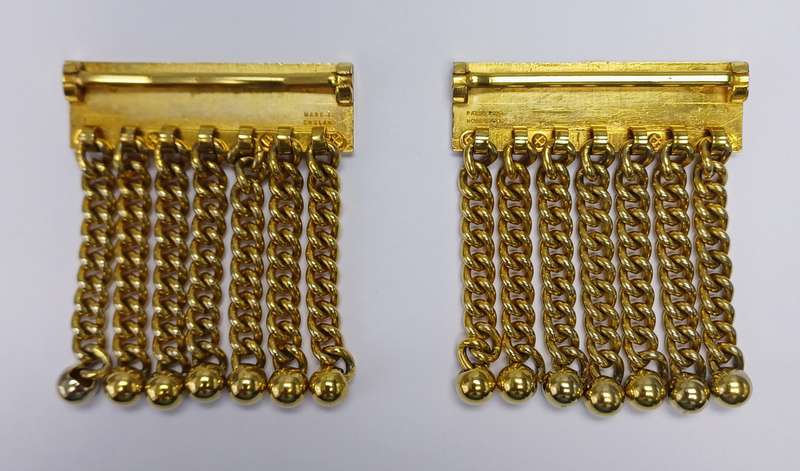 Masonic Gilt Apron Tassel Pair