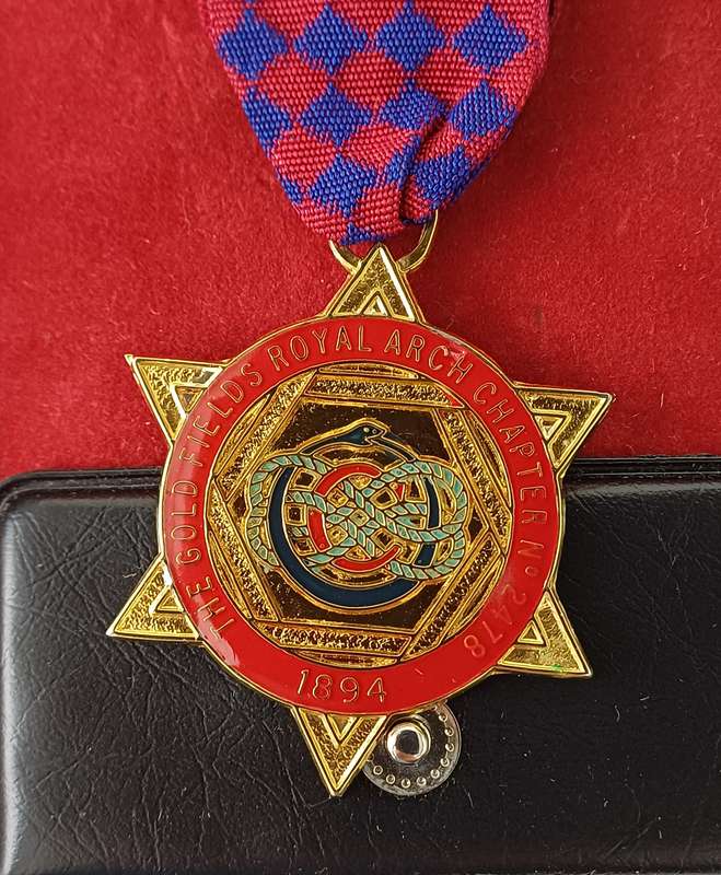 The Gold Fields Royal Arch Chapter Medal