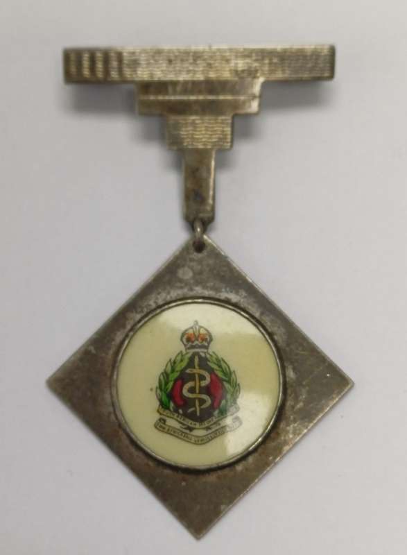 WWII Period Silver Sweetheart Brooch, South African Medical Corps