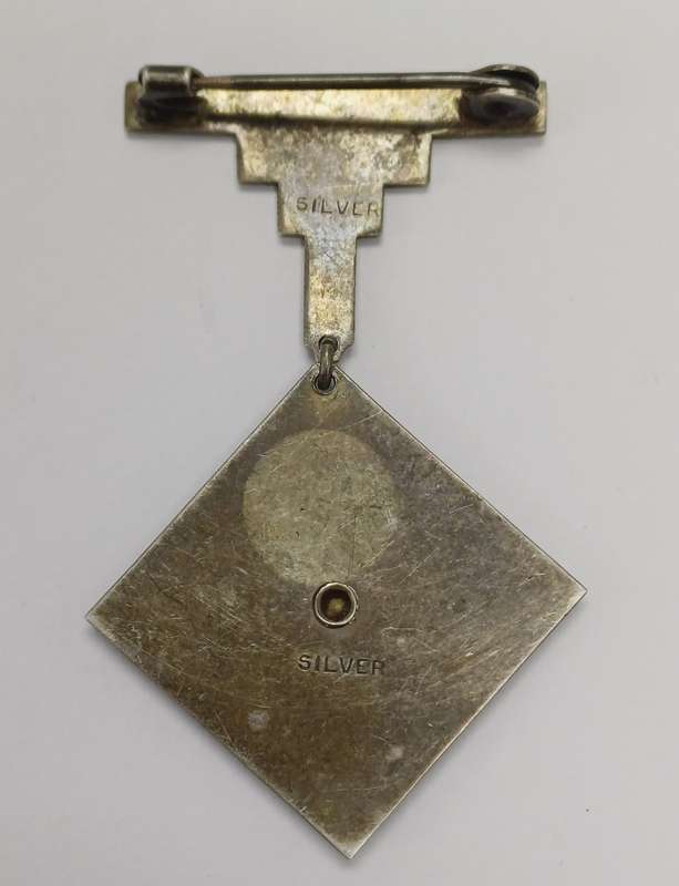 WWII Period Silver Sweetheart Brooch, South African Medical Corps