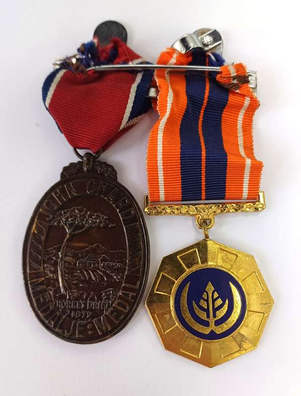 South Africa John Card and Pro Patria Medal Pair