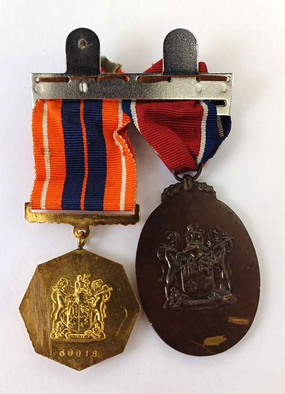 South Africa John Card and Pro Patria Medal Pair