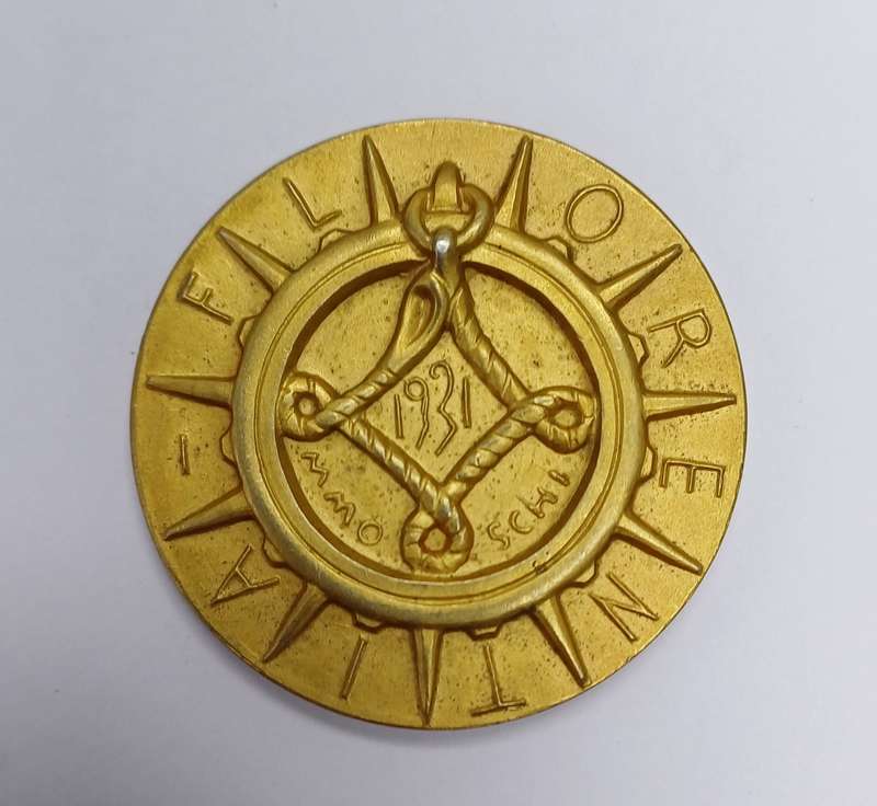 Italy Florence Fascist Silver (800) Dog Show Medal