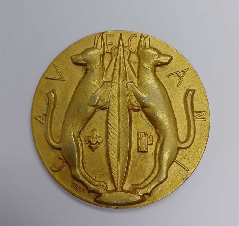 Italy Florence Fascist Silver (800) Dog Show Medal