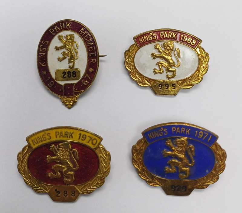 Kings Park Rugby Stadium Members Badge 1967, 1968, 1970 and 1971